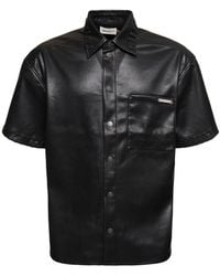 Honor The Gift - Faux Leather Boxy Shirt - Lyst