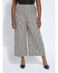 Lyssé - Charlotte Ankle St Tweed Palazzo Curvy - Lyst