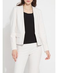 Lyssé - Lucia Collarless Ponte Blazer - Lyst