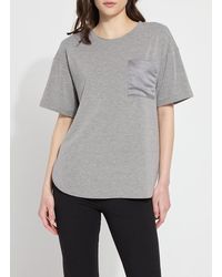 Lyssé - Jazmin Mix-Media Top - Lyst