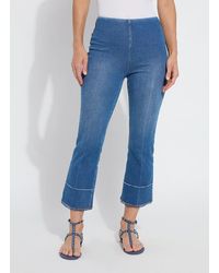 Lyssé Dara Seamed Hem Crop Denim (25