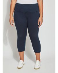 Lyssé - Denim Capri Curvy - Lyst