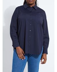 Lyssé - Schiffer Button Down Curvy - Lyst