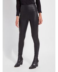 Lyssé - Textured Leather Legging (Plus Size, 28.5" Inseam) - Lyst