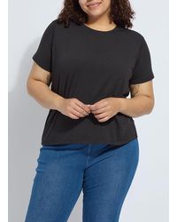 Lyssé - Perfect Box-Cut Tee Curvy - Lyst