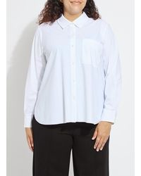 Lyssé - Schiffer 2.0 Button Down Shirt Curvy - Lyst