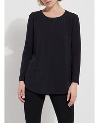 Lyssé - Layla Mixed Media Top - Lyst