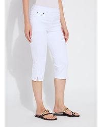 Lyssé - Granada Front Pocket Capri Denim (18.5" Inseam) - Lyst