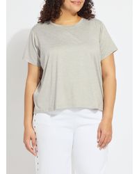 Lyssé - Perfect Box-Cut Tee Curvy - Lyst