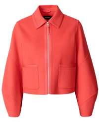 Mackage - Solana-Z Double-Face Wool Balloon Sleeved Short Jacket - Lyst