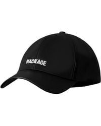 Mackage - Anderson-L Leather Logo Cap - Lyst