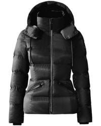Mackage - Madalyn-Glo High-Gloss Down Jacket With Removable Hood - Lyst