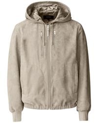 Mackage - Sylas-Su Suede Hooded Jacket - Lyst