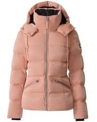 Mackage - Madalyn-Glo High-Gloss Down Jacket With Removable Hood - Lyst