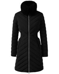 Mackage - Lyris Quilted Down Coat With Removable Shearling Collar - Lyst