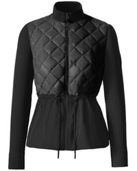 Mackage - Adita Light Down Hybrid Jacket With Peplum Hem - Lyst