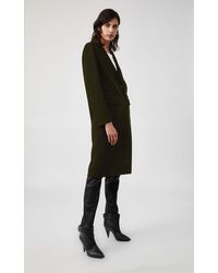 Mackage Manteau en Laine Double Face À Col Tailleur en Armee - Vert