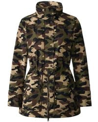 Mackage - Keryn-Camo Medium-Length Rain Jacket With Camo Print - Lyst