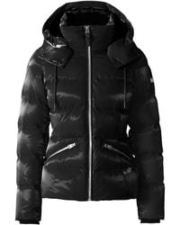 Mackage - Madalyn-Glo High-Gloss Down Jacket With Removable Hood - Lyst