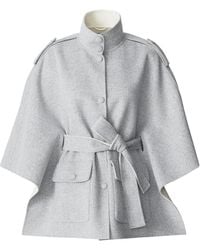Mackage - Henrietta Double-Face Wool Cape Jacket - Lyst