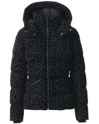 Mackage - Madalyn-Flpz Flocked Down Jacket With Removable Hood - Lyst