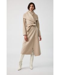 Mackage Mair Belted Midi Coat - Natural