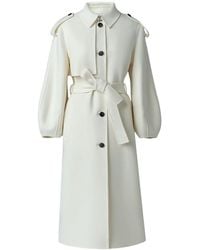 Mackage - Ceyla Double-Face Wool Coat With Sash Belt - Lyst