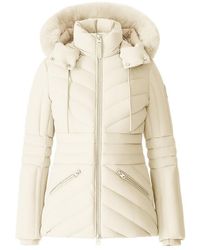 Mackage - Nadia-Shz Hooded Down Jacket With Shearling Trim - Lyst