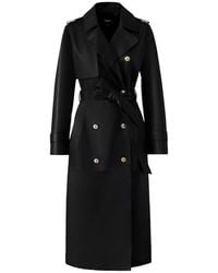 Mackage - Gael-V Maxi Leather Trench Coat - Lyst