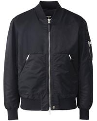 Mackage - Emilio-Cr Satin Bomber Jacket - Lyst