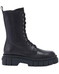 Mackage - Warrior Unlined Lug Sole (R) Leather Combat Boot For - Lyst