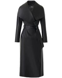 Mackage - Mai-L Long Leather Wrap Coat - Lyst