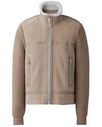 Mackage - Jonathan Mixed-Media Shearling Jacket - Lyst