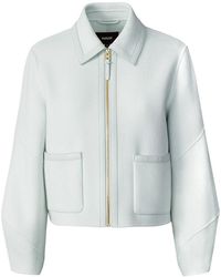 Mackage - Solana Double-Face Wool Balloon Sleeved Short Jacket - Lyst