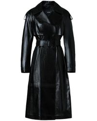 Mackage - Carmela Leather Trench With Belt - Lyst