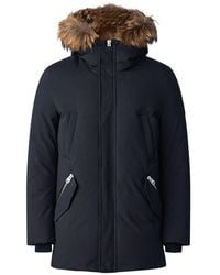 Mackage - Edward-F 2-In-1 Down Parka With Hooded Bib And Natural Fur For - Lyst