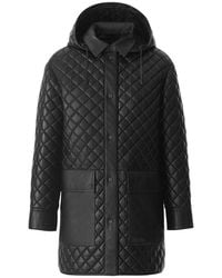 Mackage - Litzy Quilted Leather Jacket With Hood - Lyst