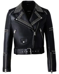 Mackage - Masina-St Studded Leather Jacket - Lyst