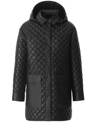 Mackage - Litzy Quilted Leather Jacket With Hood - Lyst