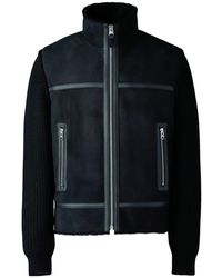 Mackage - Jonathan Mixed-Media Shearling Jacket - Lyst