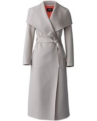 Mackage - Mai-Lst Double-Face Wool Stripe Wrap Coat - Lyst