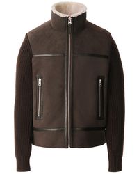 Mackage - Jonathan Mixed-Media Shearling Jacket - Lyst