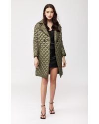 Mackage Esme Quilted Lightweight Down Coat In Army - Women - S - Green