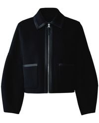 Mackage - Solana Double-Face Wool Balloon Sleeved Short Jacket - Lyst
