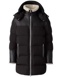 Mackage - Nicholas Mixed-Media Shearling Down Parka - Lyst