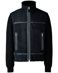 Mackage - Jonathan Mixed-Media Shearling Jacket - Lyst