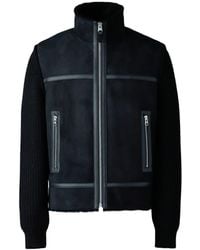 Mackage - Jonathan Mixed-Media Shearling Jacket - Lyst