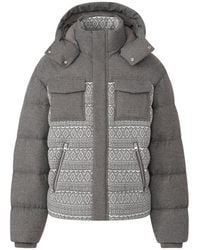Mackage - Judah-Fn Flannel Mixed Media Down Jacket - Lyst