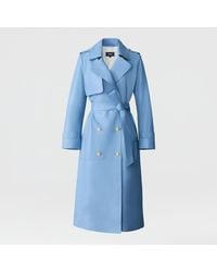 Mackage - Gael-V Maxi Leather Trench Coat - Lyst