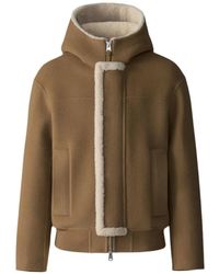 Mackage - Jay Heavy Double-Face Wool Hooded Jacket - Lyst